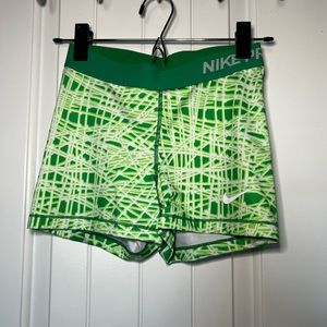Nike pro neon green